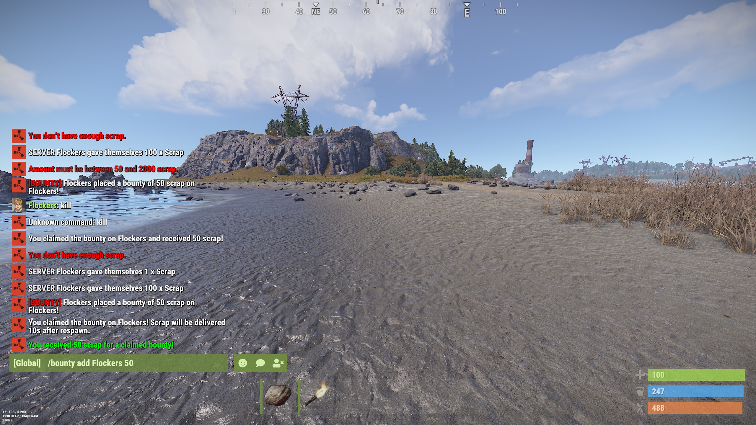 Rust Bounty Plugin Screenshot